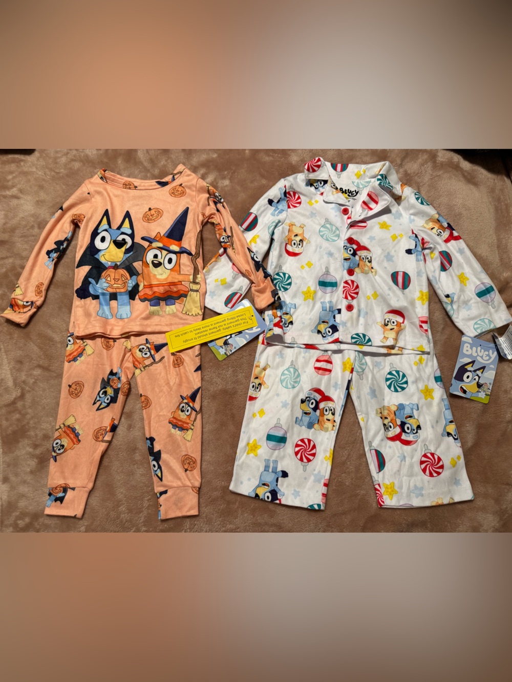 NWT Bluey Holiday Pajama Sets, Gender Neutral Toddler Size 2T